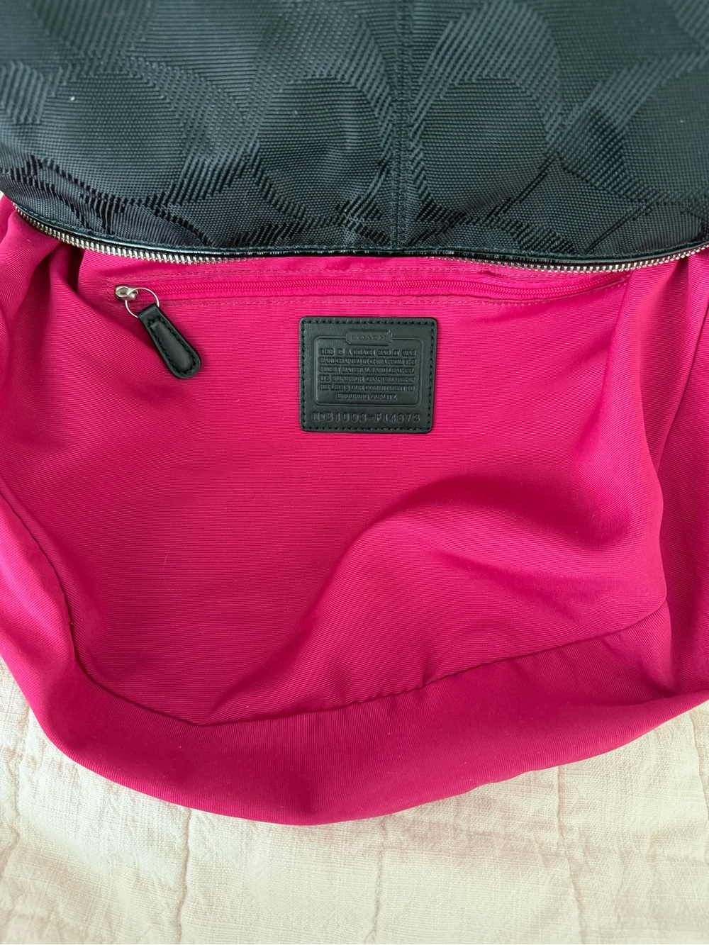 Coach Daisy Jacquard Y2K Shoulder Bag F14873 - Picture 8 of 12